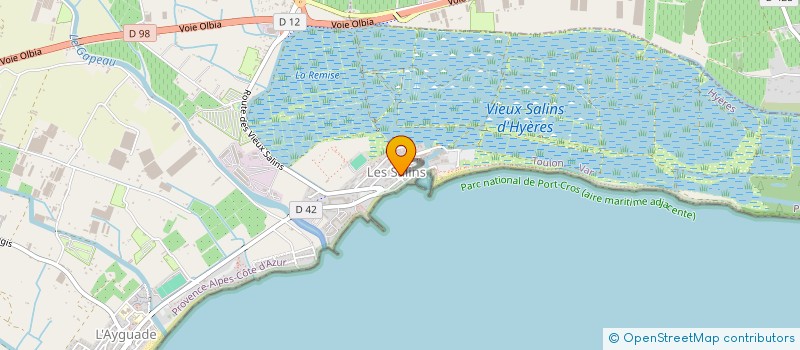 localisation de l'entreprise MONSIEUR DAVID RODRIGUEZ DE SOUZA à HYERES