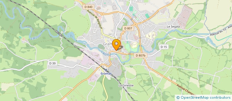 localisation de l'entreprise MONSIEUR DAVID ROESCH  GRAMAT