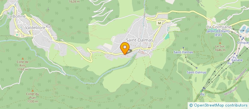 localisation de l'entreprise MONSIEUR DAVID ROGER PIOLLE  VALDEBLORE