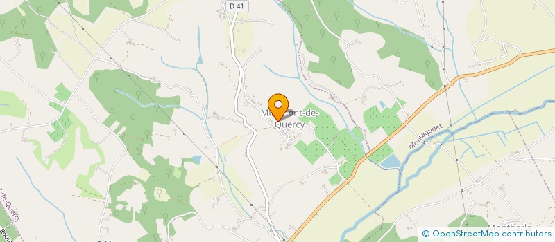 localisation de l'entreprise MONSIEUR DAVID ROLAND  MIRAMONT-DE-QUERCY