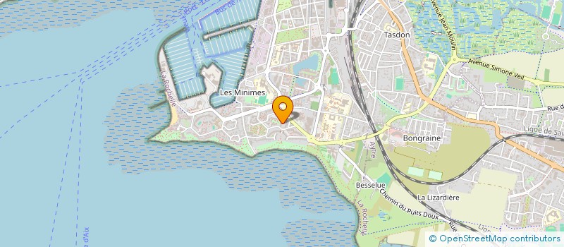 localisation de l'entreprise MONSIEUR DAVID ROLAND DEGOUVE  LA ROCHELLE