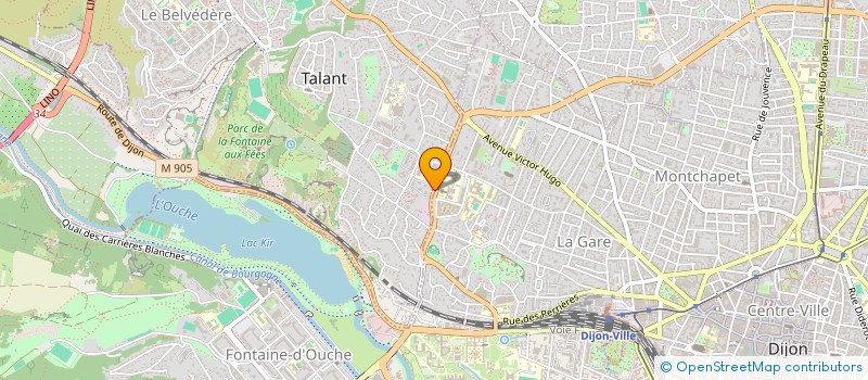 localisation de l'entreprise MONSIEUR DAVID ROLLAND  TALANT