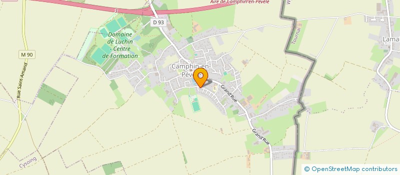 localisation de l'entreprise MONSIEUR DAVID ROLLIN à CAMPHIN-EN-PEVELE