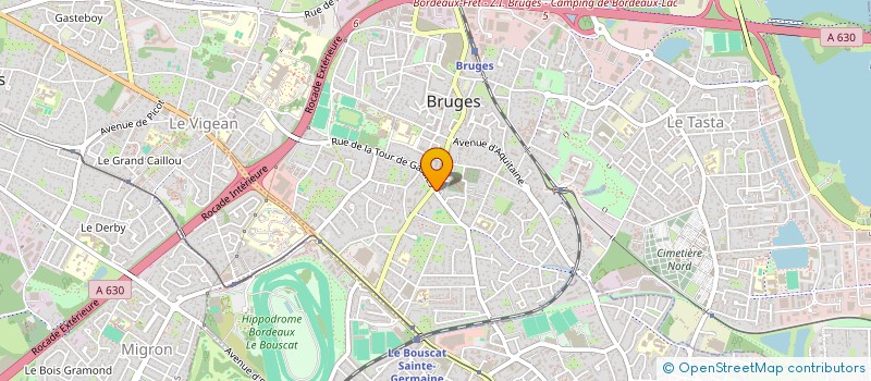 localisation de l'entreprise MONSIEUR DAVID ROMAIN  BRUGES