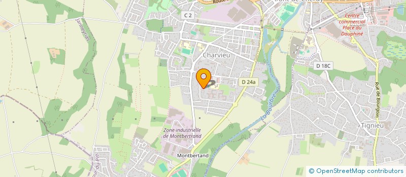 localisation de l'entreprise MONSIEUR DAVID ROMAN  TIGNIEU-JAMEYZIEU