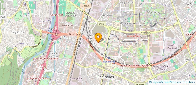 localisation de l'entreprise MONSIEUR DAVID ROMERO  ECHIROLLES