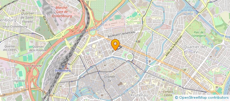 localisation de l'entreprise MONSIEUR DAVID ROSELMAC  STRASBOURG