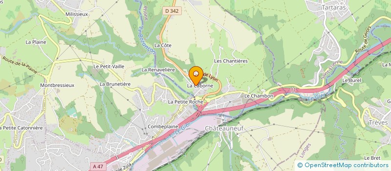 localisation de l'entreprise MONSIEUR DAVID ROSSELLI  CHABANIERE