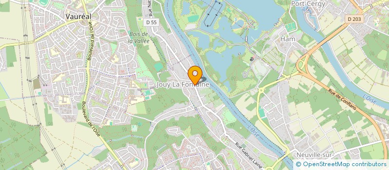 localisation de l'entreprise MONSIEUR DAVID ROTTIER  JOUY-LE-MOUTIER