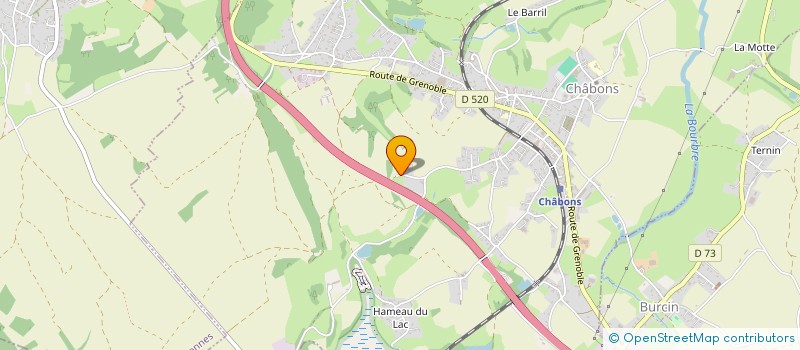 localisation de l'entreprise MONSIEUR DAVID ROUBAUD  CHABONS