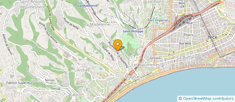 localisation de l'entreprise MONSIEUR DAVID ROUCOULES  NICE