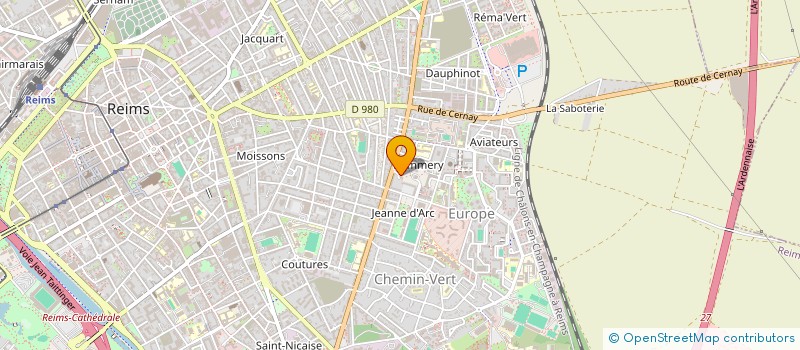 localisation de l'entreprise MONSIEUR DAVID ROUDIER  REIMS