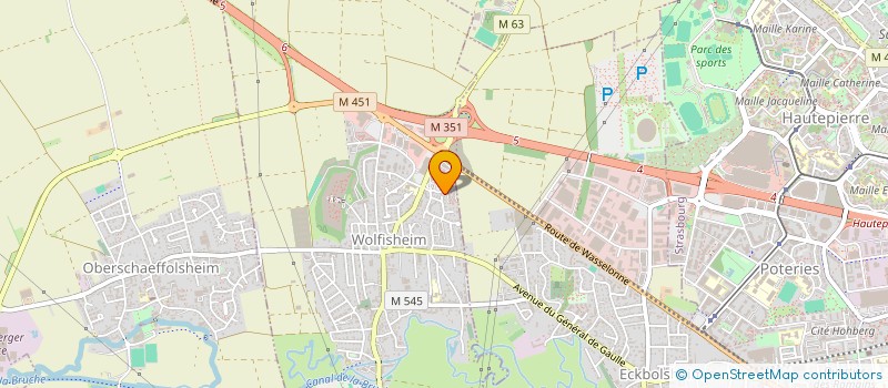 localisation de l'entreprise MONSIEUR DAVID ROUMANE  WOLFISHEIM