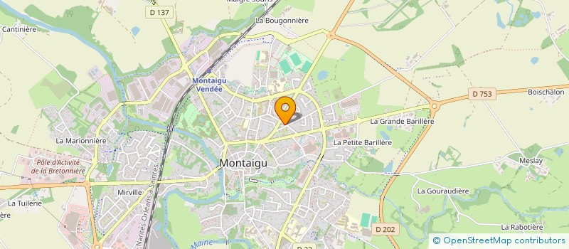 localisation de l'entreprise MONSIEUR DAVID ROUSSEAU à MONTAIGU-VENDEE