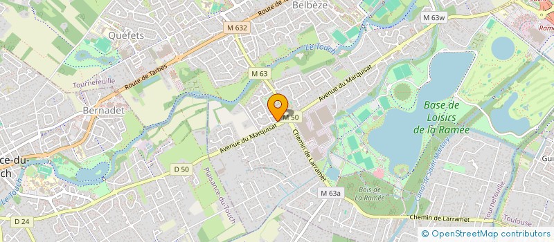 localisation de l'entreprise MONSIEUR DAVID ROUSSEL  TOURNEFEUILLE