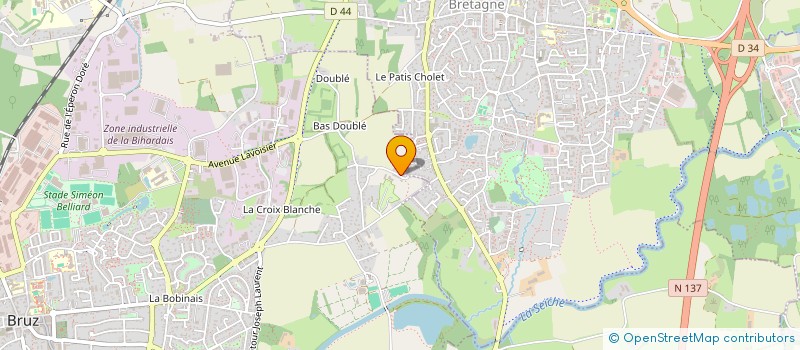 localisation de l'entreprise MONSIEUR DAVID ROUSSEL à BRUZ