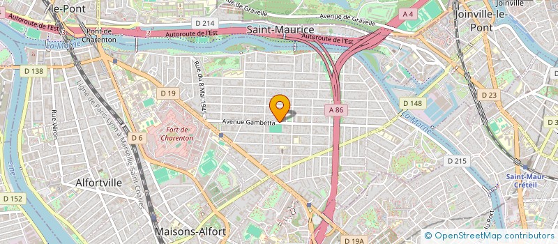 localisation de l'entreprise MONSIEUR DAVID ROUSSELIE  MAISONS-ALFORT