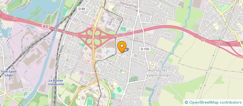 localisation de l'entreprise MONSIEUR DAVID ROUSSELLE  AULNOY-LEZ-VALENCIENNES