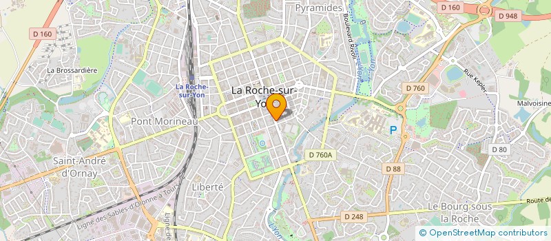 localisation de l'entreprise MONSIEUR DAVID ROUSSET à LA ROCHE-SUR-YON