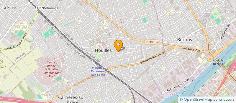 localisation de l'entreprise MONSIEUR DAVID ROUSTER  HOUILLES