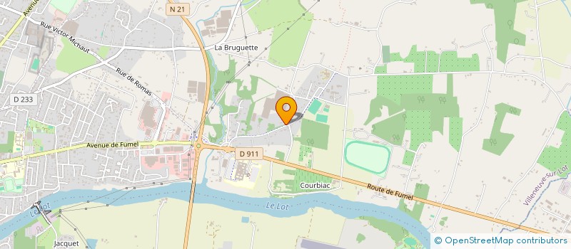 localisation de l'entreprise MONSIEUR DAVID ROUX  VILLENEUVE-SUR-LOT