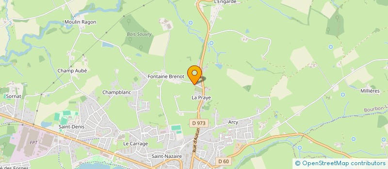 localisation de l'entreprise MONSIEUR DAVID ROY  BOURBON-LANCY