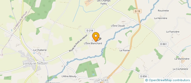 localisation de l'entreprise MONSIEUR DAVID ROYER à LONLAY-LE-TESSON