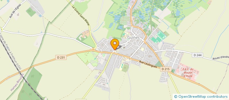 localisation de l'entreprise MONSIEUR DAVID ROYER  GUINES