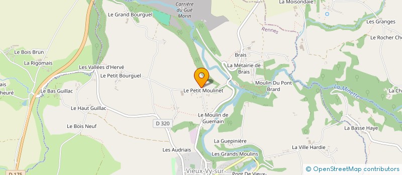 localisation de l'entreprise MONSIEUR DAVID ROYER  VIEUX-VY-SUR-COUESNON