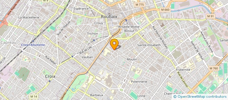 localisation de l'entreprise MONSIEUR DAVID ROZEN  ROUBAIX