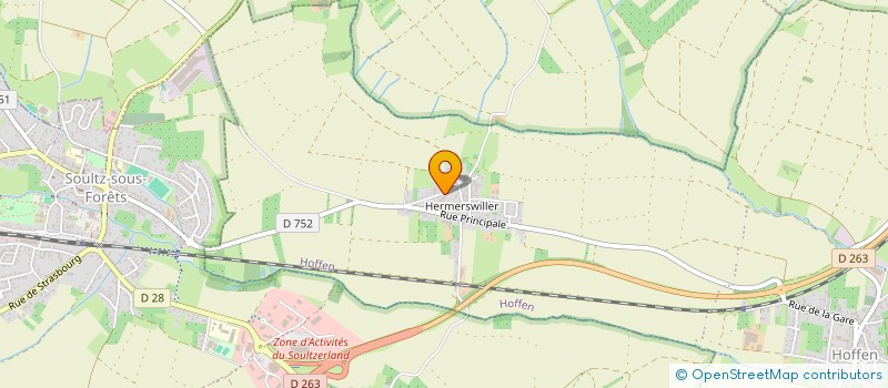 localisation de l'entreprise MONSIEUR DAVID RUBIS  KUTZENHAUSEN