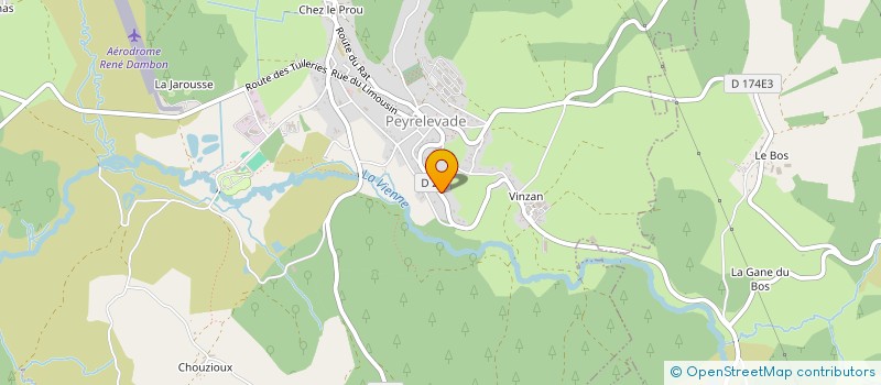 localisation de l'entreprise MONSIEUR DAVID RUBY  PEYRELEVADE