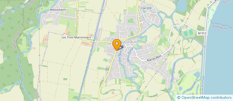 localisation de l'entreprise MONSIEUR DAVID RUDLOFF  PLOBSHEIM