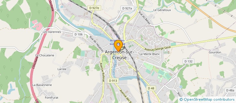 localisation de l'entreprise MONSIEUR DAVID RULL à ARGENTON-SUR-CREUSE