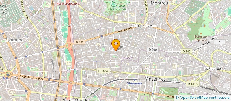 localisation de l'entreprise MONSIEUR DAVID RUNDEK à MONTREUIL
