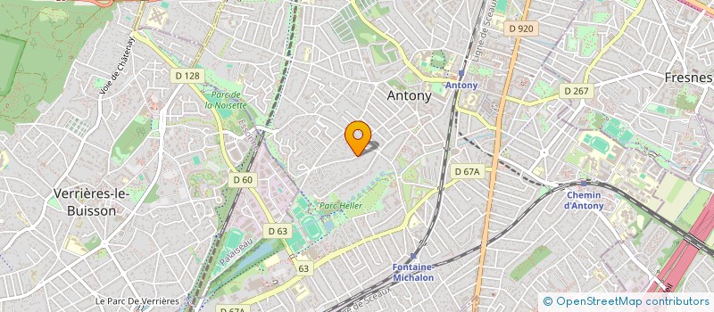 localisation de l'entreprise MONSIEUR DAVID SAADA à ANTONY