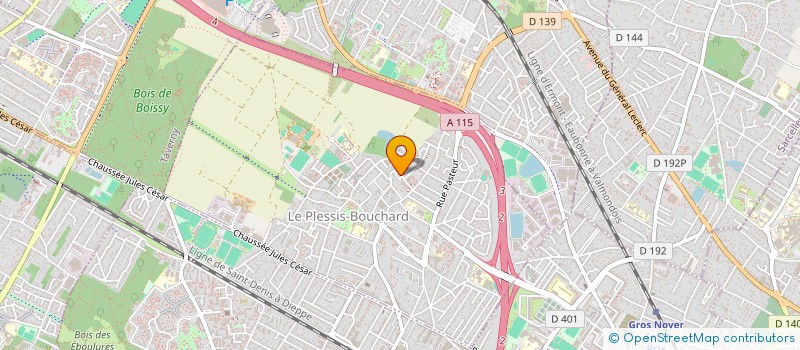 localisation de l'entreprise MONSIEUR DAVID SABATTIER à LE PLESSIS-BOUCHARD