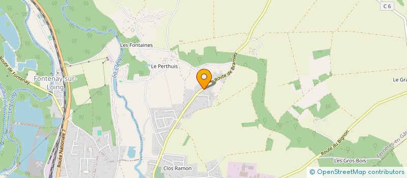 localisation de l'entreprise MONSIEUR DAVID SABBA  FERRIERES-EN-GATINAIS
