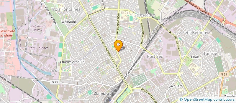 localisation de l'entreprise MONSIEUR DAVID SABBAH  REIMS