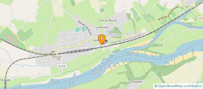 localisation de l'entreprise MONSIEUR DAVID SABIN  LA POSSONNIERE