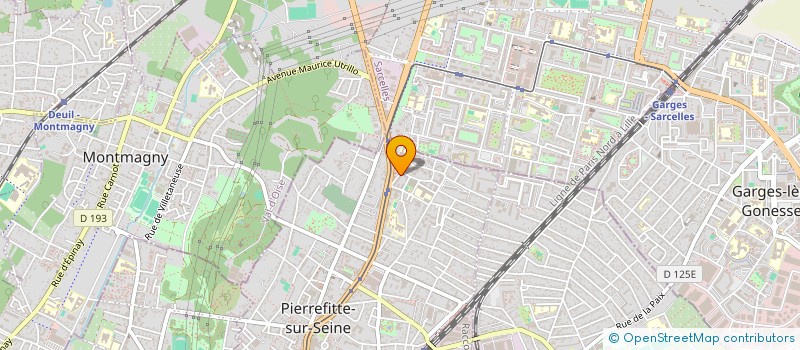 localisation de l'entreprise MONSIEUR DAVID SACRAMENTO  PIERREFITTE-SUR-SEINE