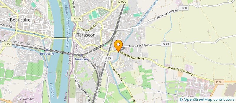 localisation de l'entreprise MONSIEUR DAVID SAGON  TARASCON