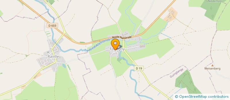 localisation de l'entreprise MONSIEUR DAVID SAINT EVE  FOULIGNY