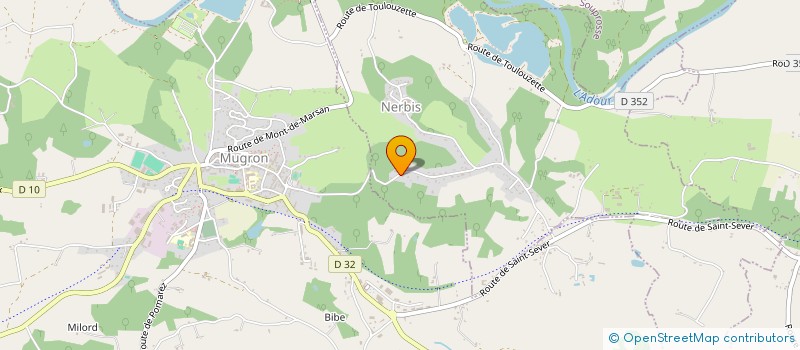 localisation de l'entreprise MONSIEUR DAVID SAINT-GERMAIN  NERBIS