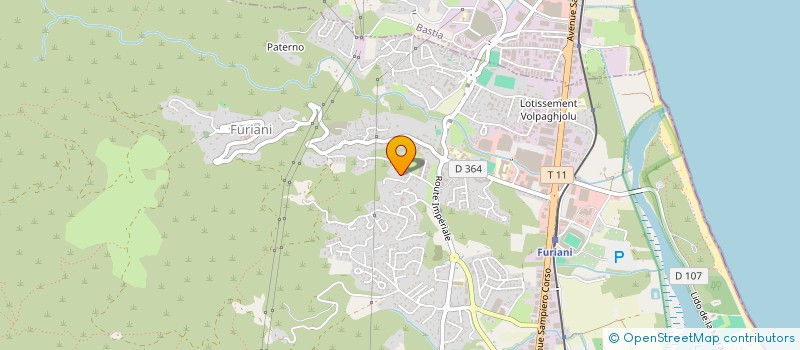 localisation de l'entreprise MONSIEUR DAVID SAINT-PASTOU  FURIANI