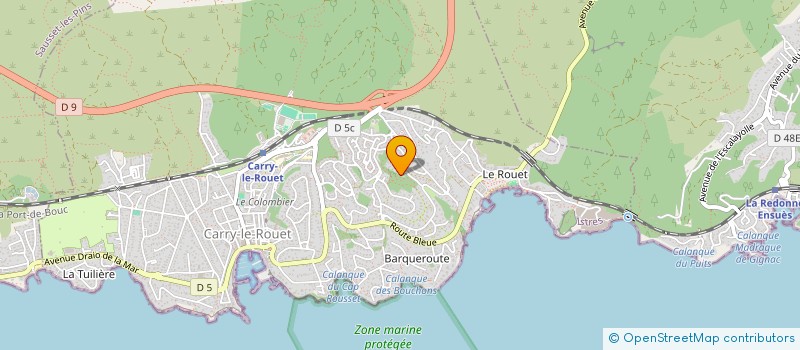 localisation de l'entreprise MONSIEUR DAVID SAINZ à CARRY-LE-ROUET