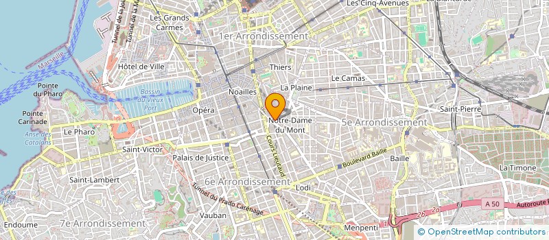 localisation de l'entreprise MONSIEUR DAVID SAKSIK  MARSEILLE 6EME