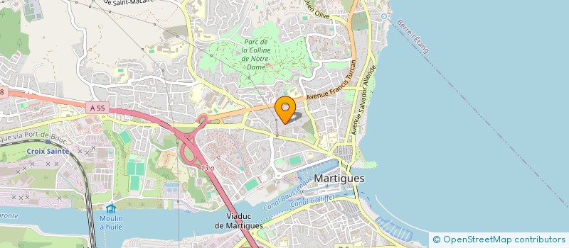 localisation de l'entreprise MONSIEUR DAVID SALCIOLI à MARTIGUES