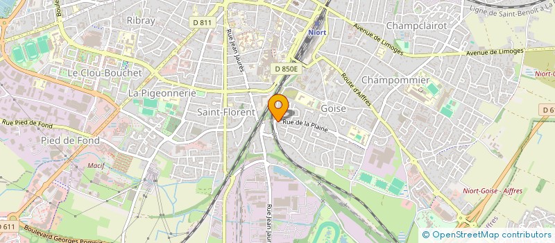 localisation de l'entreprise MONSIEUR DAVID SALLAGOITY  NIORT