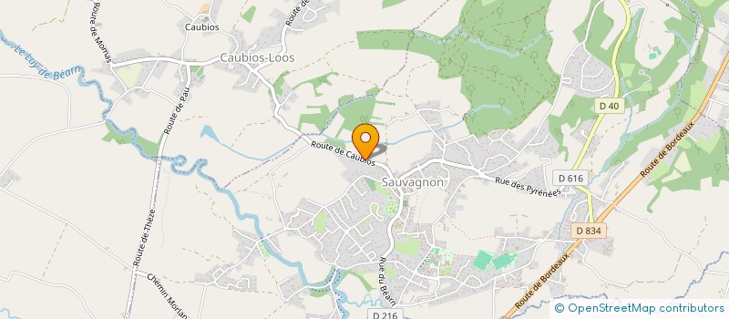 localisation de l'entreprise MONSIEUR DAVID SALLEFRANQUE  MOMAS